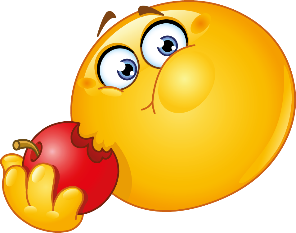 Emoji Eating Apple (954x749)