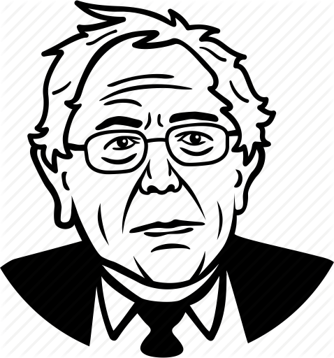 15 Bernie Sanders Hair Png For Free Download On Mbtskoudsalg - Bernie Sanders Drawing (478x512)