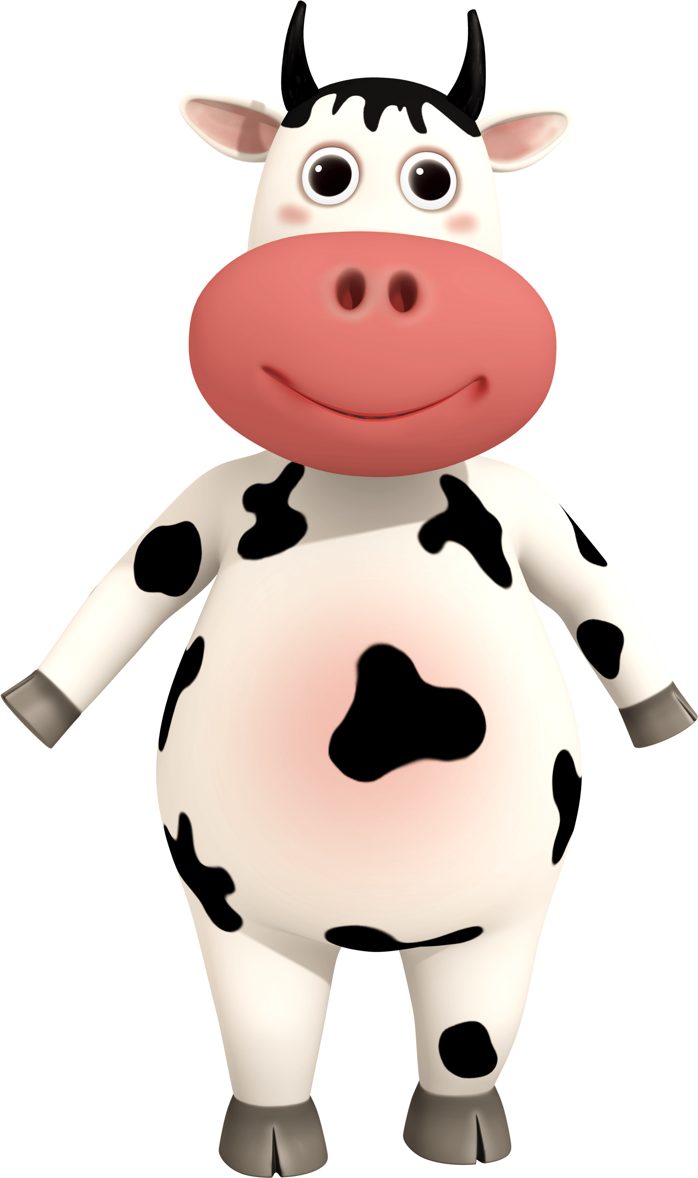 Cow Clipart Bum - Little Baby Bum Cow (2646x4063)