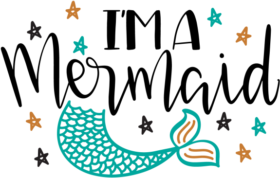 Im A Mermaid - I M A Mermaid Png (600x600)