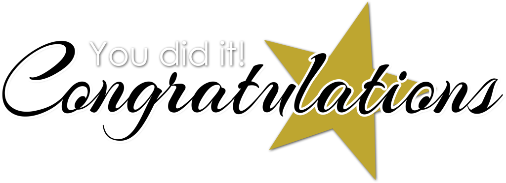 Congratulations It's Time To Celebrate Your Graduation - Congratulations Png (1024x372)