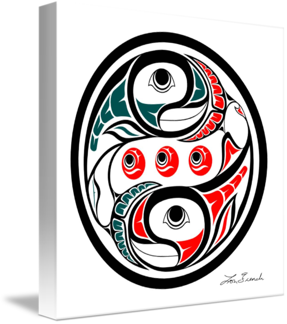 "cycle Of Life" By Lon French, Victoria - Art (576x650)