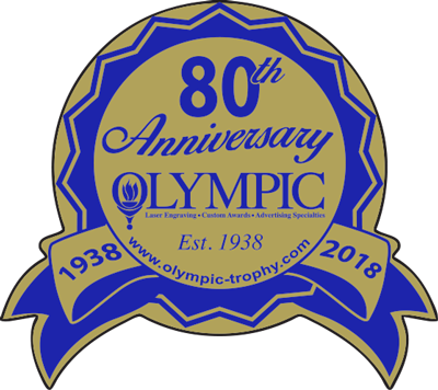 Olympic Trophy 80th Anniversary Ribbon - Olympic Trophy (400x356)