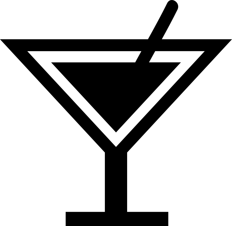 Cocktail Drink With Stirrer Vector - Dominican University Chicago Logo (980x954)