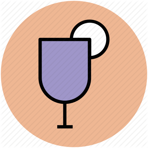 Appetizer Beverage Cocktail Margarita Wine Icon - Circle (512x512)