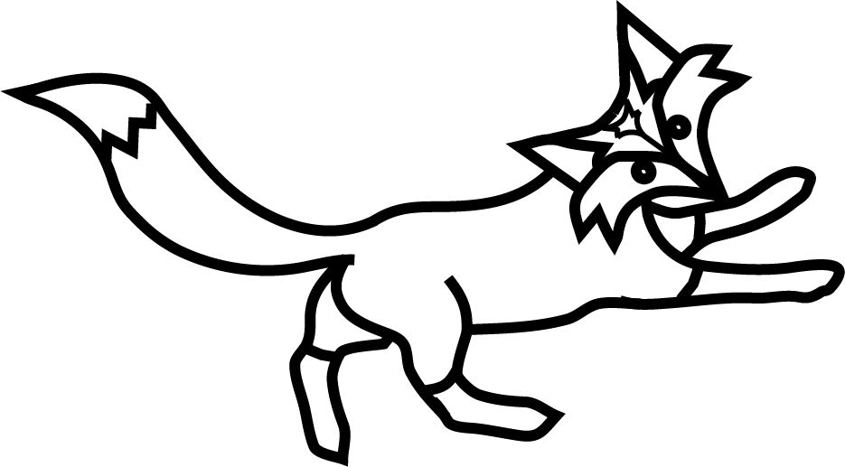 Fox Only - Coloring Book (935x517)