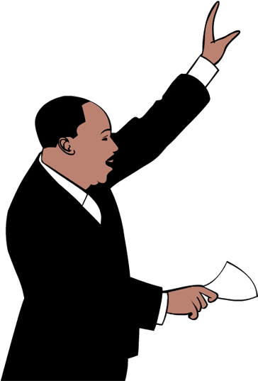 Jpg Black And White Library Free Clip Art King Martin - Clip Art (600x630)