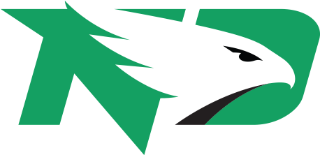 North Dakota Fighting Hawksno - University Of North Dakota Hockey Logo (500x500)
