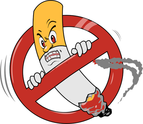 Smoking In The Cathedral - No Smoking Poster Making (500x434)