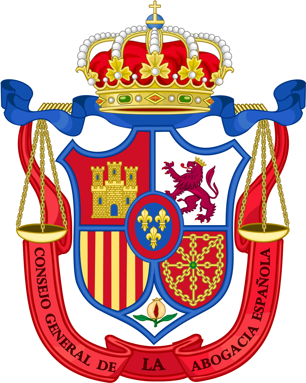 Open - Coat Of Arms Seal Of Spain (1000x1244)