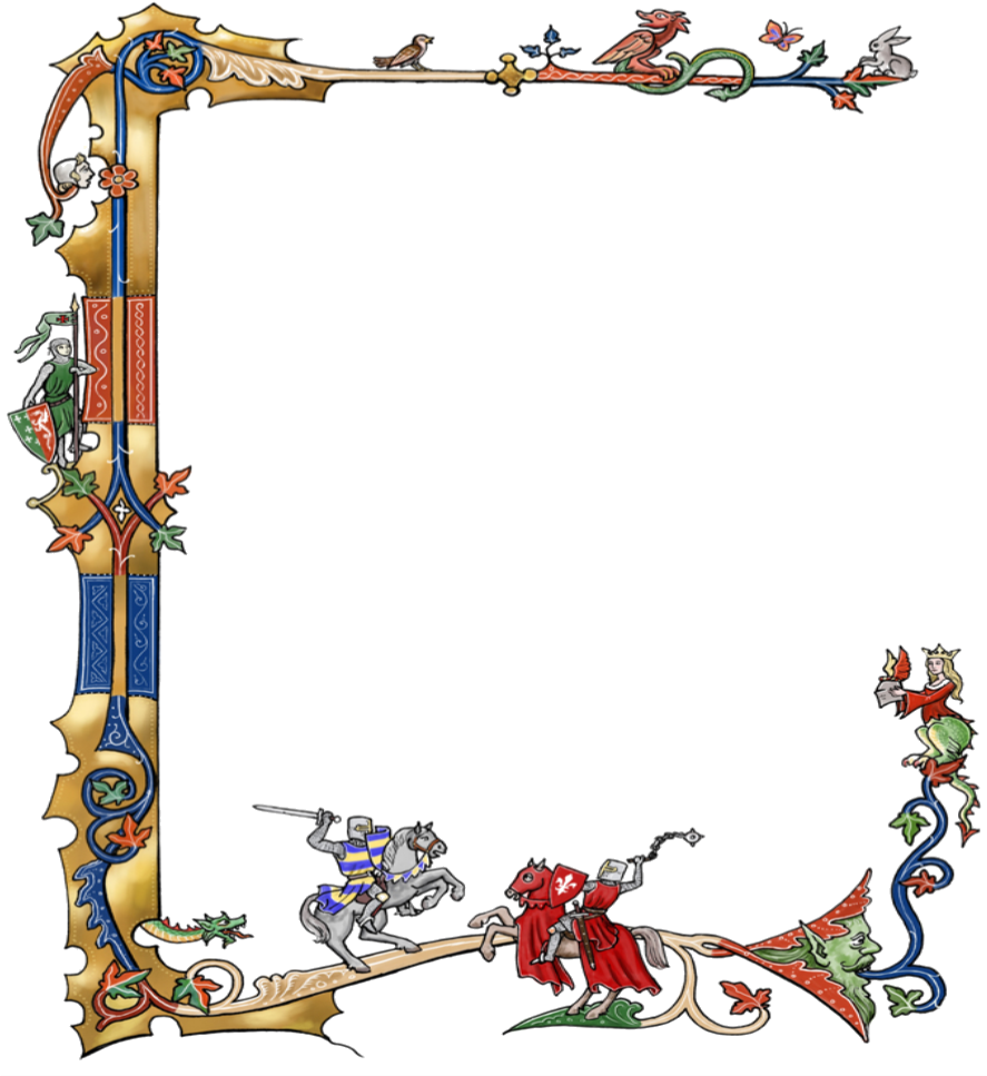 The Cathedral - Medieval Clip Art Borders Free (886x975)