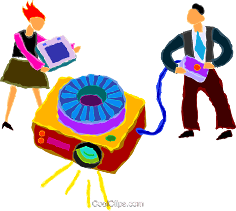 Man And Women Giving A Presentation Royalty Free Vector - Man And Women Giving A Presentation Royalty Free Vector (480x430)