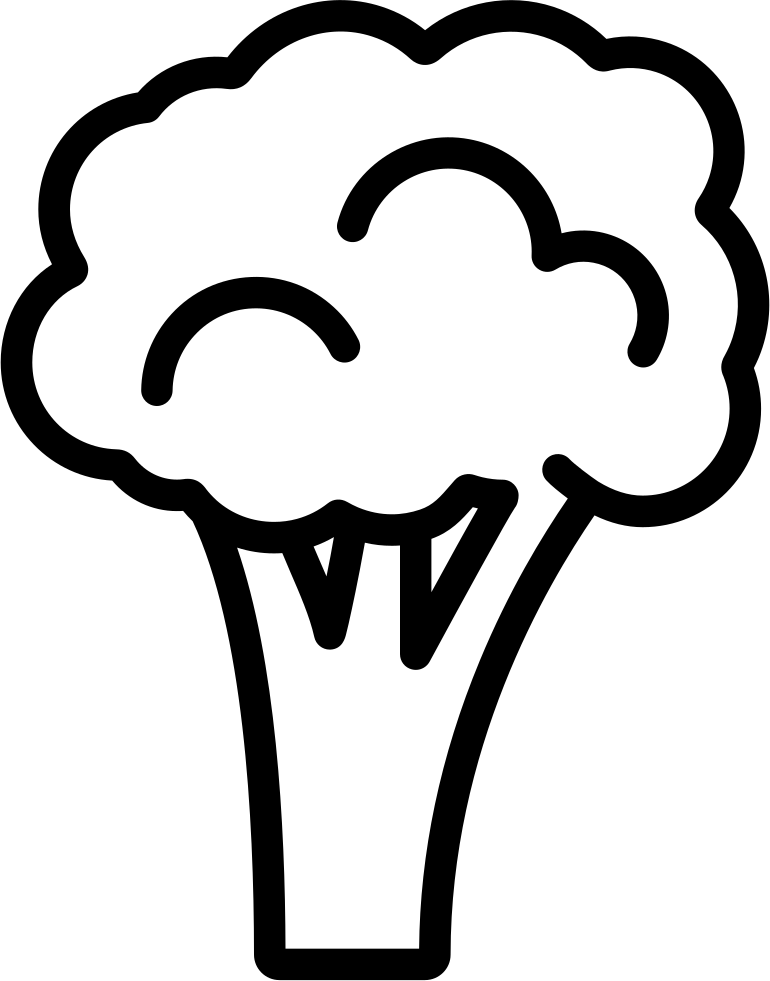 Graphic Royalty Free Library Svg Png Icon Free - Broccoli Icon Free (770x981)