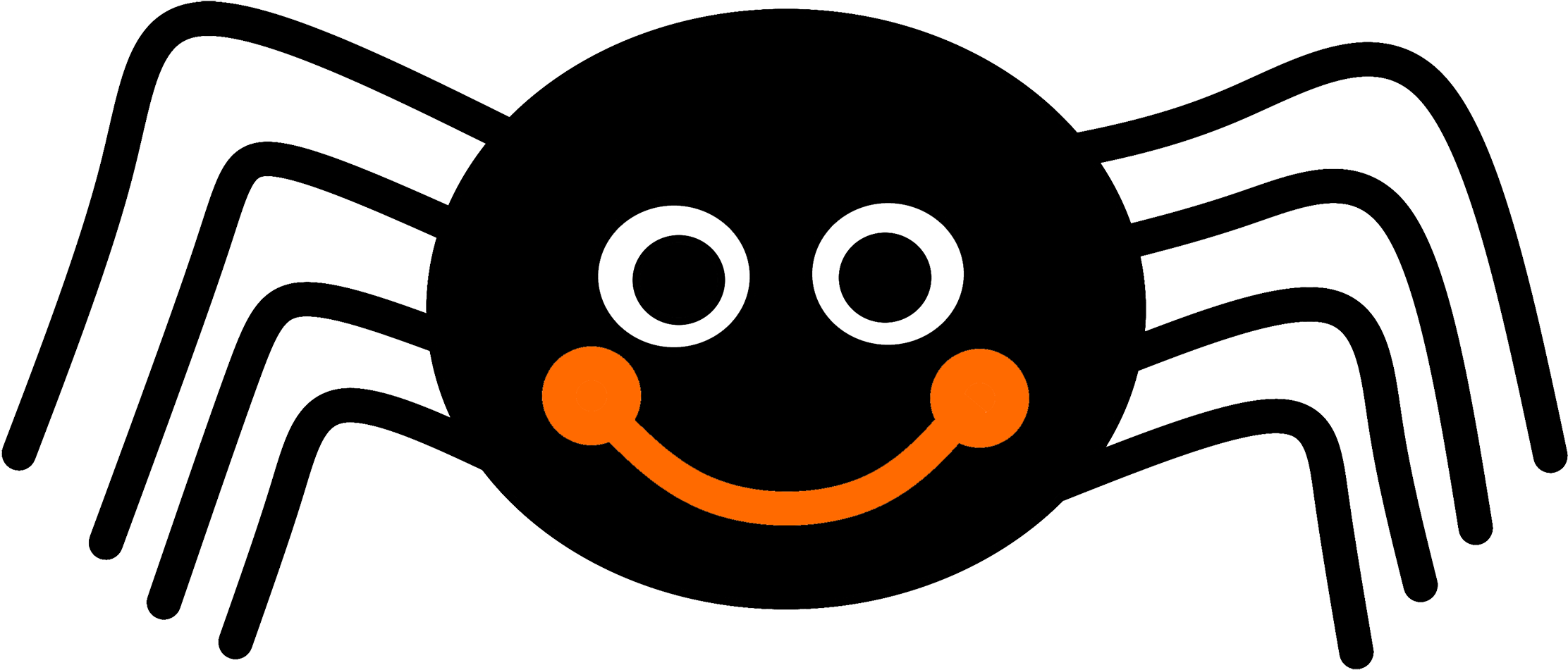 Cute Owldownload Now Cute Spider Cute Spiderdownload - Clip Art (2500x1169)