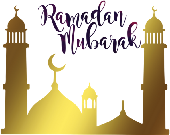 Islam Ramadan Mubarak Greeting Mosque Moon, Ramadan - Ramzan Mubarak Png (640x640)