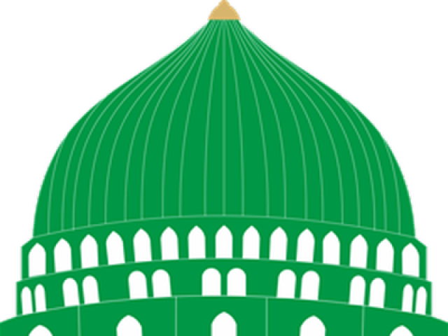 Quran Clipart Masid - Masjid E Nabvi Drawing (640x480)