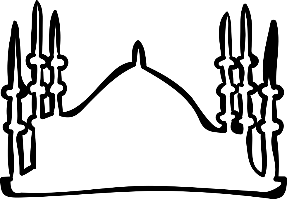 Svg Freeuse Stock Mosque Religious Oriental Hand Drawn - The Blue Mosque (981x681)