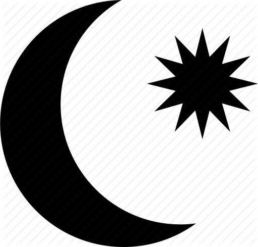 Clipart Freeuse Stock Islamic Symbols - Crescent Moon Islam Png (512x489)