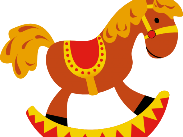 Horse Clipart Swing - Clipart Rocking Horse (640x480)