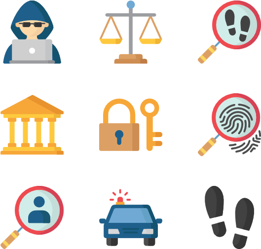 Private Detective - Investigation Vector (600x564)