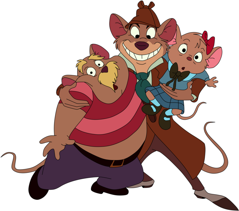 Detective Clipart Animation - Great Mouse Detective Png (1063x752)