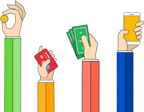 Cut Integration Costs - Methods Of Payment Cartoon (600x450)