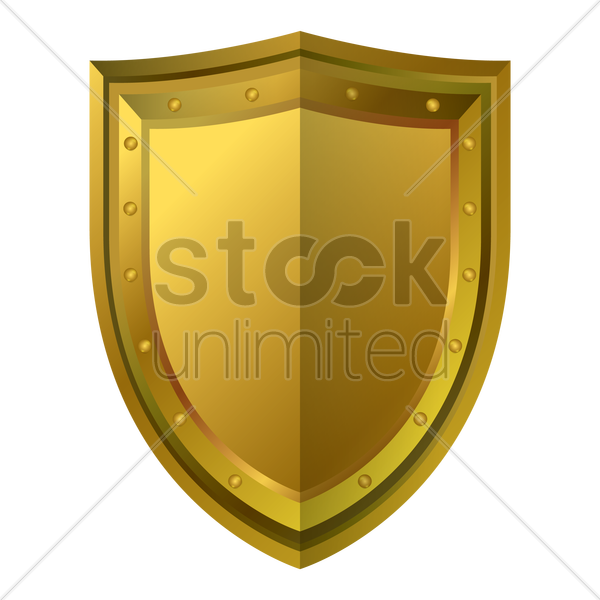 Gold Shield Of Armor (600x600)