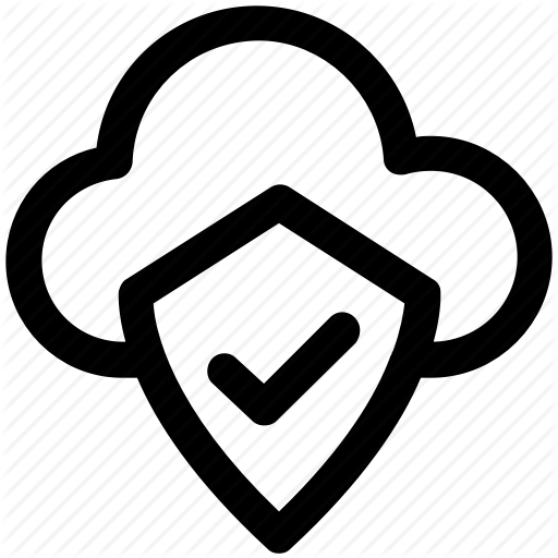 Security Shield Clipart Svg - Cloud System Icon (512x512)