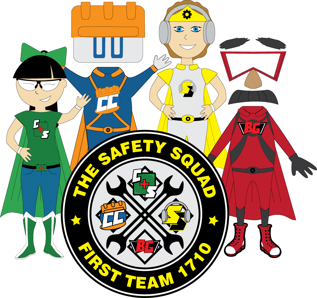 Meet Safety Squad - First Team 1710 Safety Squad Logo Basic Tees (1030x970)