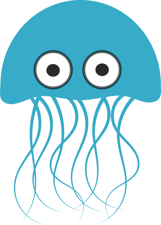 Lion S Mane Spotted Jelly Box Free - Cartoon Jellyfish (537x750)