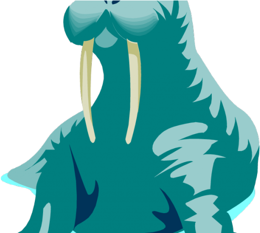 Walrus Clipart Aquatic Animal - Clip Art (640x480)