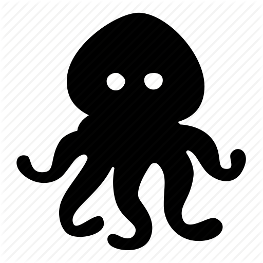 Baraban Solid Animals People By Icojam Octopus - Squid Icon (512x512)