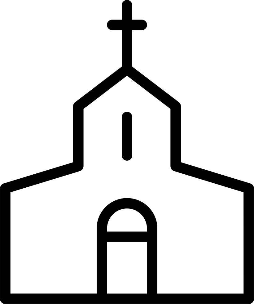 Mission Clipart Church Mission - Church Clipart Black And White (820x980)