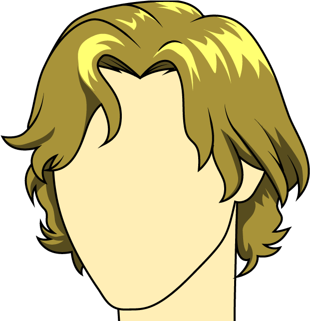 Clip Art With Transparent Background - Hairstyle (1000x642)