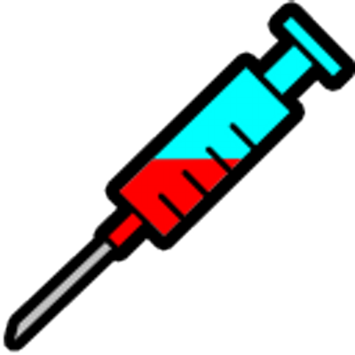 Juicy Maggot - Syringe Icon Png (400x400)