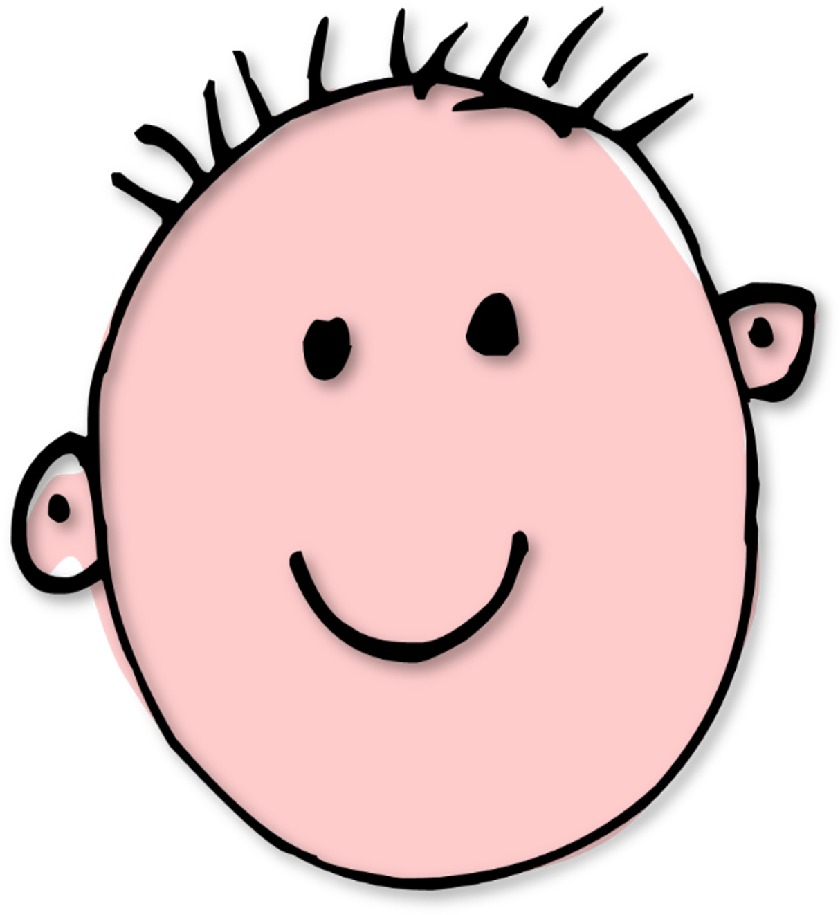 Face Clipart Boy's - Face Clipart Boy's (1533x1600)