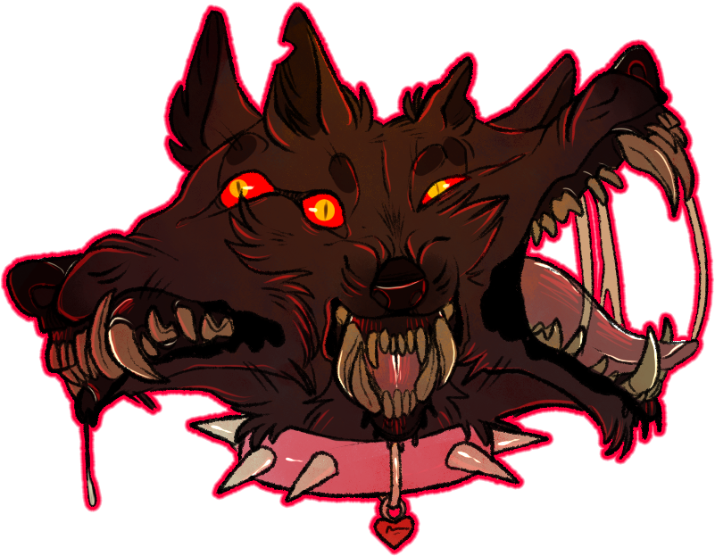 An Dog - Cerberus - (836x666) Png Clipart Download. 