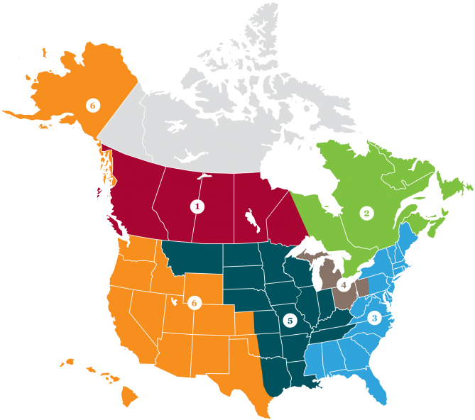 There Are 48 Classes In The Crc, 11 In Canada And 36 - Sarnia Ontario Canada Map (680x609)