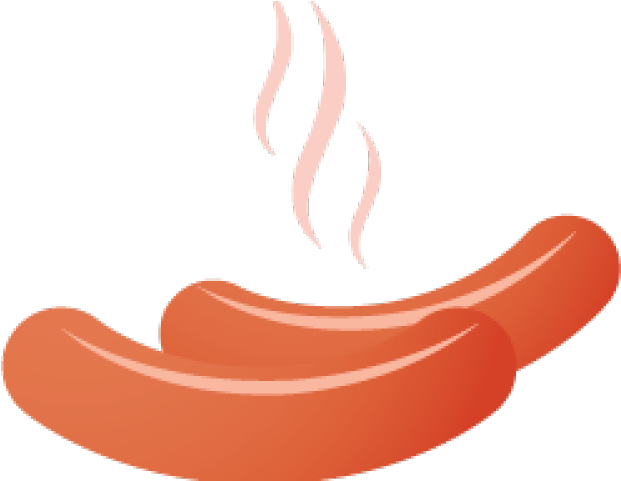 Sausage Clipart Frankfurter - Сосиски Вектор Пнг (640x480)