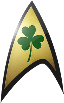 Trekkies Can Celebrate St - Star Trek: Tos Command Emblem Canvas Messenger Bag (350x350)