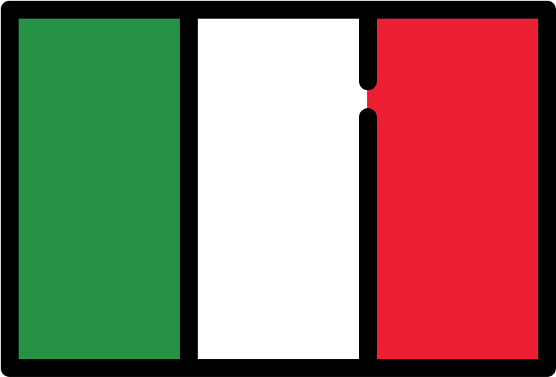Bologna - Bandiera Italiana Con Bordo (800x800)