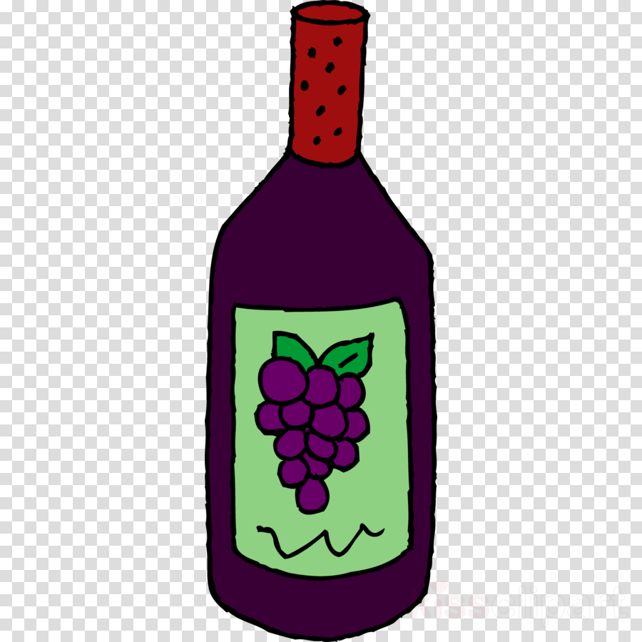 Bottle Of Wine Clipart Red Wine Clip Art - Illustration (900x900)