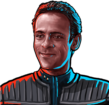 Changeling Bashir Star Trek, Starship Enterprise - Portable Network Graphics (360x360)
