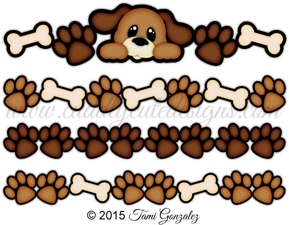 Doggie Borders - Dog (600x600)