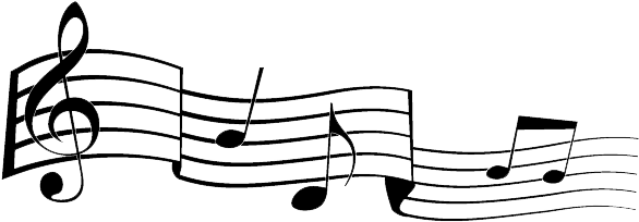 Keep Moving - Transparent Background Music Notes (600x236)