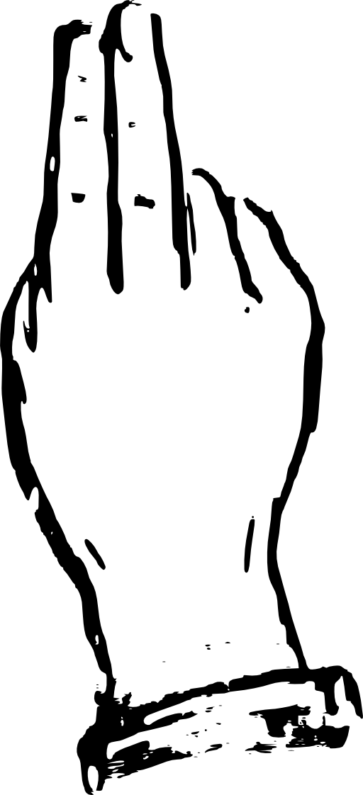 Deaf Alphabet U Clipart - Alphabet (512x1122)