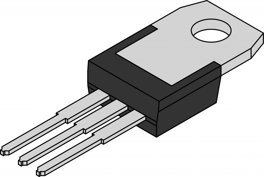 Mosfet Irf840 Clipart Power Mosfet Transistor - Irf 840 (900x604)