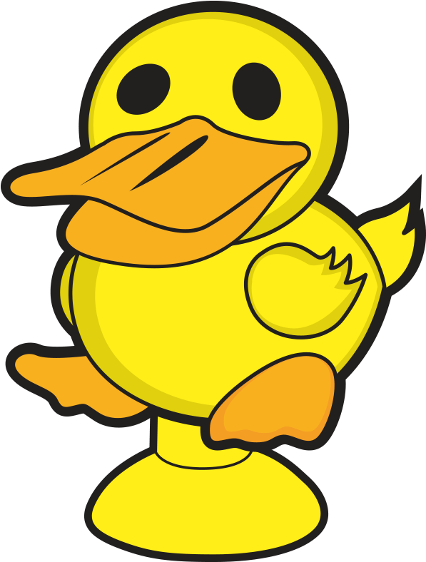 Papsy Die Eendjie - Broken Wing Bird Cartoon (800x800)