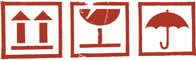 Zerbrechlich Logistik Fracht Glas Oben Sch - Shipping Marks On Cartons (680x340)