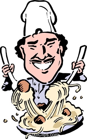 Koch Bilder Clipart 6 By Jill - Cartoon Chef (439x700)